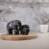 Brushed Black Elephant | Large