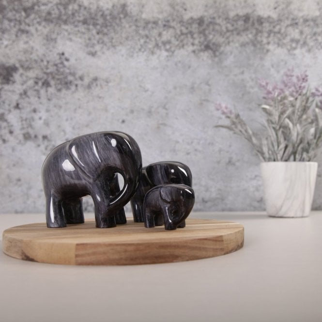 Brushed Black Elephant | Medium