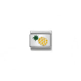 Pineapple - Silver/Enamel