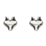 Mini Fox Head Stud Earrings