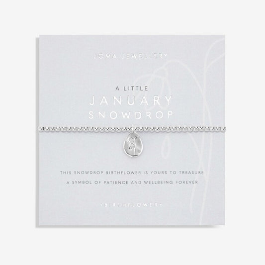 Birthflower A Little 'January' Bracelet