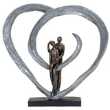 Love Circular Heart Sculpture