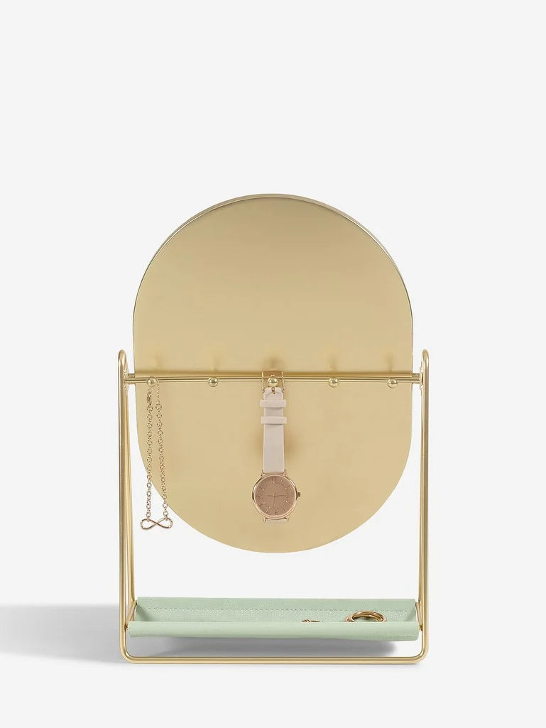 Sage Green and Gold Mirror