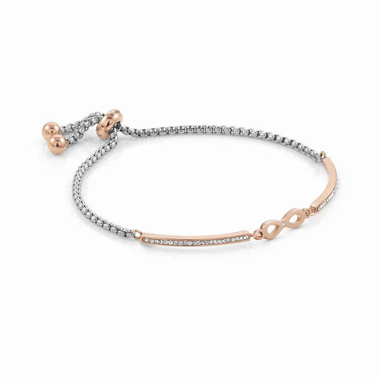 Milleluci Single Infinity Bracelet Rose Gold