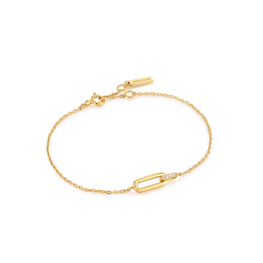 Glam Interlock Gold Bracelet