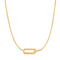 Glam Interlock Gold Necklace