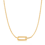 Glam Interlock Gold Necklace