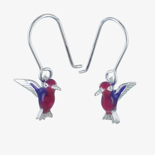 Humming Bird Pink Enamel ER