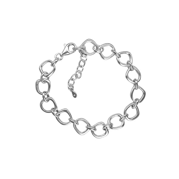 Silver Puddle Bracelet
