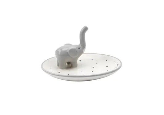 Elephant Ring Holder Trinket Dish