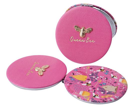 The Beekeeper "Queen Bee" Compact Mirror