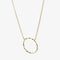 Hula Hoop Gold Necklace