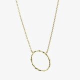 Hula Hoop Gold Necklace