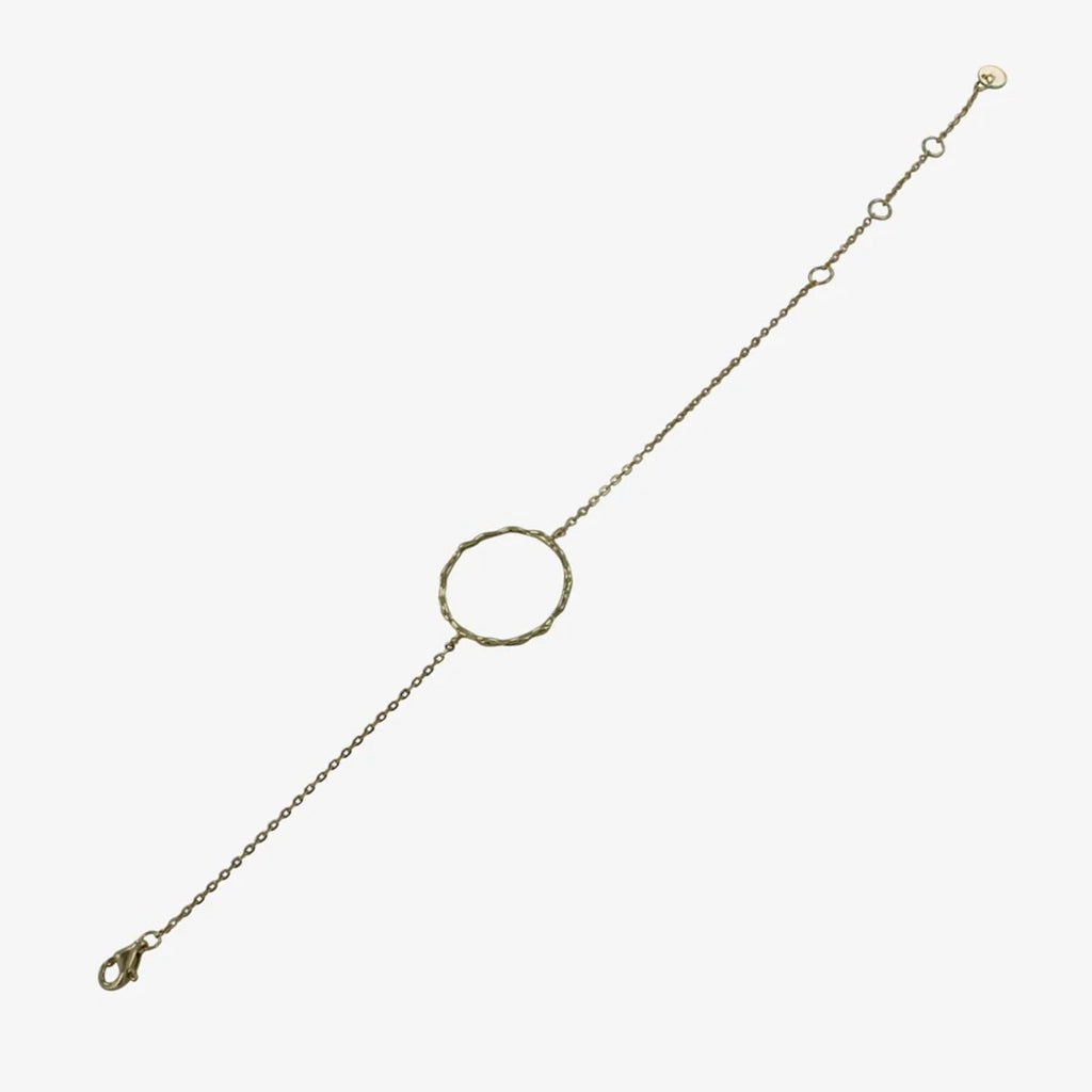 Hula Hoop Gold Bracelet