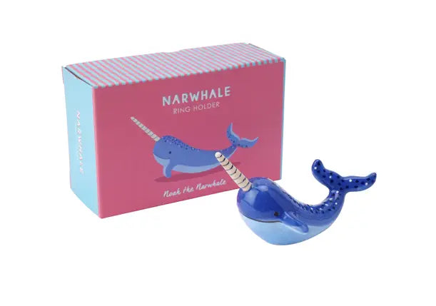 Noah the narwhale ring holder