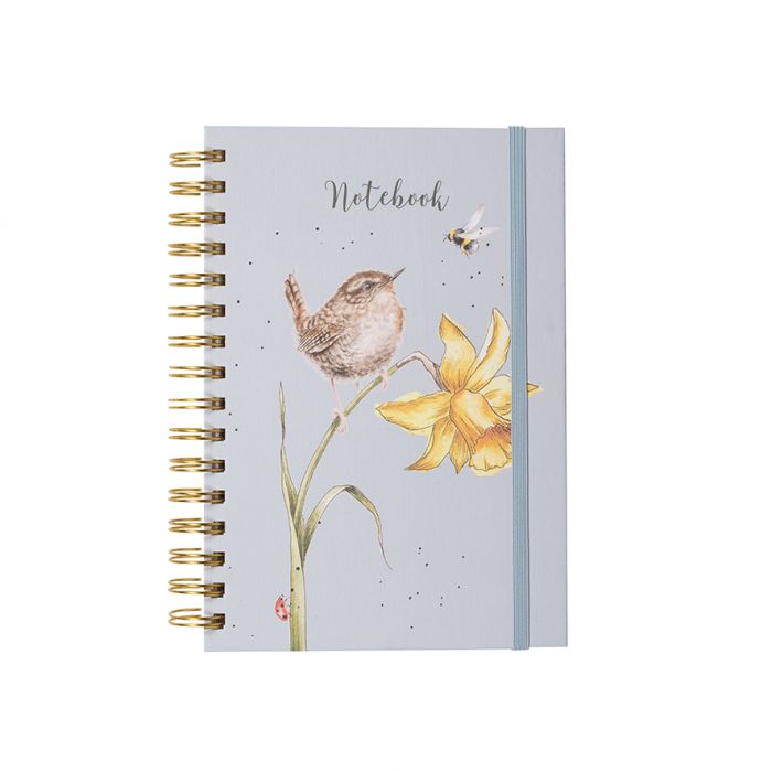 A5 Notebook - The Birds and The Bees Blue