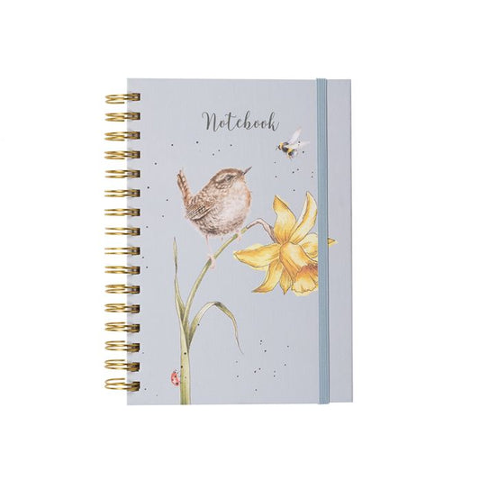 A5 Notebook - The Birds and The Bees Blue