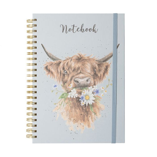A4 Notebook - Daisy Coo Grey