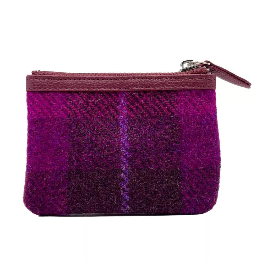 Coin Purse - Purple Check