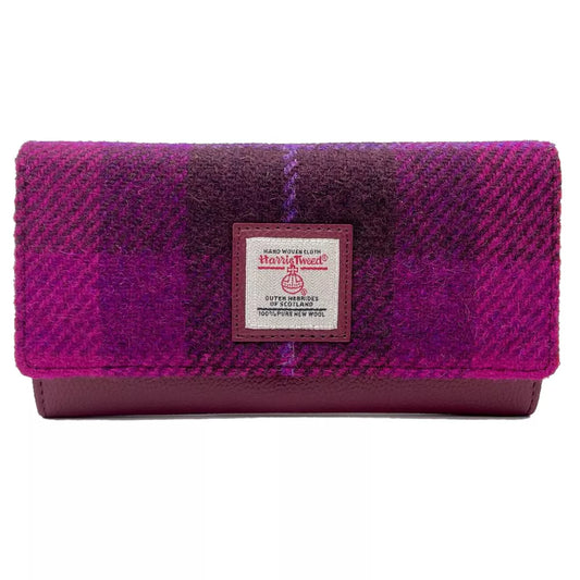 Envelope Purse - Purple Check