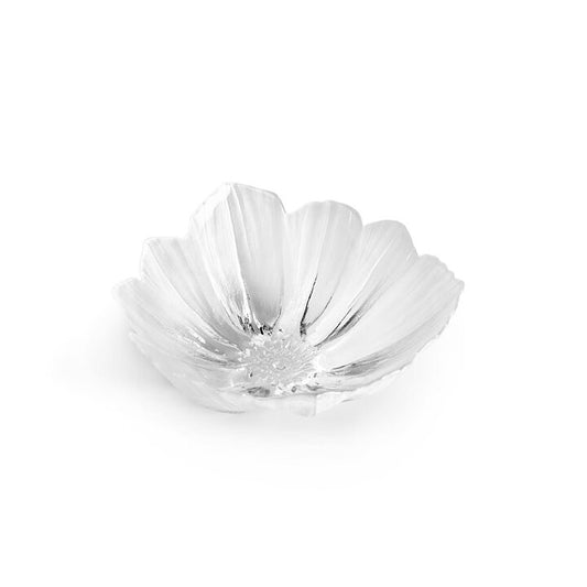 Cast Crystal Painted Anemone Bowl - Medium