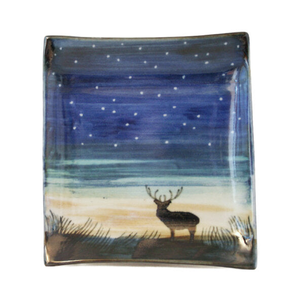 Stag at Night Medium Square