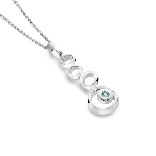 Pebbles & Blue Topaz Pendant