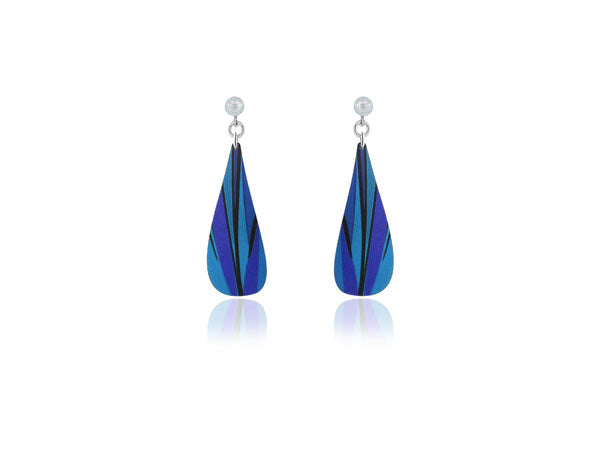 Botanical Blue Earrings