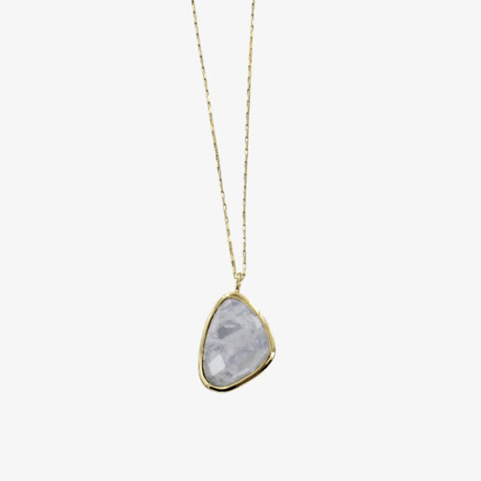 Maharani Gold Moonstone Necklace - Large