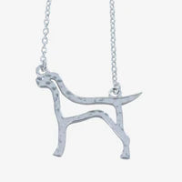 Hound Silver Necklace