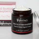 Organic Cream 120ml - Wild Scottish Raspberry