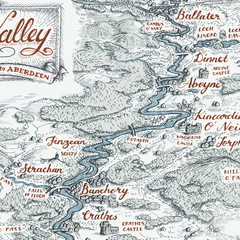 Dee Valley Map A3