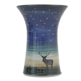 Stag at Night Small Cylinder Vase