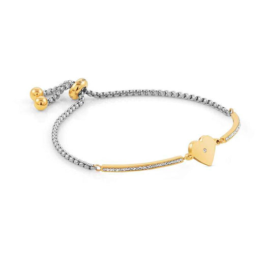 Milleluci Single Heart Bracelet Yellow Gold