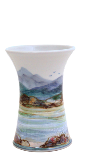 Landscape Small Cylinder Vase